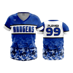 2919 FD Womens V-Neck RANGERS-BASEBALL