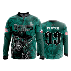 2921 FD Quarter Zip Batting Jacket LS OUTLAWS-AND-OUTSIDERS