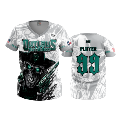 2921 FD Womens V-Neck OUTLAWS-AND-OUTSIDERS-WHITE