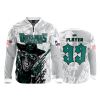 2921 FD Quarter Zip Batting Jacket LS OUTLAWS-AND-OUTSIDERS-WHITE