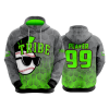 2832 FD Hoody KEWASKUM-TRIBE-2-BUTTON-NEW-FLO INK + $5