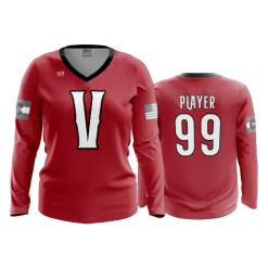 2587 FD Womens V-Neck Longsleeve VENOM