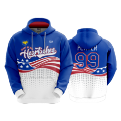 2916 FD Hoody HEARTACHES-ROYAL