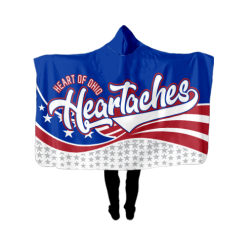 2916 FD FAN WRAP HEARTACHES-ROYAL