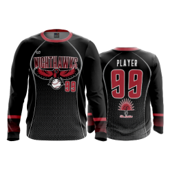 2922 FD Long Sleeve MENS NIGHTHAWKS-BLACK