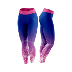 2898 FD Leggings SPIDERDRAFT-PANT-ROYAL-PINK-WAVE