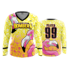 2900 FD Womens V-Neck Longsleeve NATURDAY-BOMBERS-YELLOW