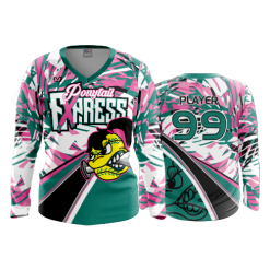 2923 FD Womens V-Neck Longsleeve PONYTAIL-EXPRESS