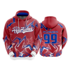2916 FD Hoody HEARTACHES-RED