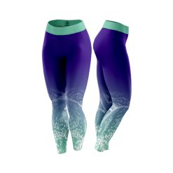 2898 FD Leggings SPIDER-DRAFT-PURPLE-AQUA