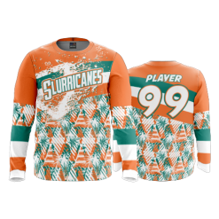 2911 FD Long Sleeve MENS SLURRICANEES-ORANGE