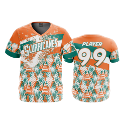 2911 FD Sport V-Neck MENS SLURRICANEES-ORANGE