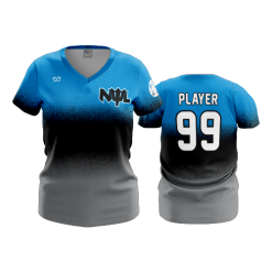 2912 FD Womens V-Neck NWL-BLUE-TOP