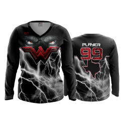 2925 FD Womens V-Neck Longsleeve WICKED