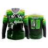 869 FD Womens V-Neck Longsleeve SWIFTKICKERS