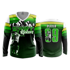 869 FD Womens V-Neck Longsleeve SWIFTKICKERS