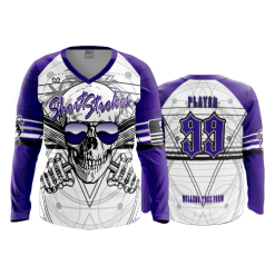 2913 FD Womens V-Neck Longsleeve SHORT-STROKES