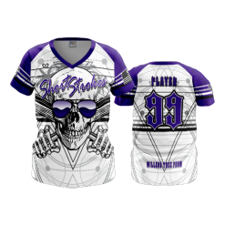 2913 FD Womens V-Neck SHORT-STROKES