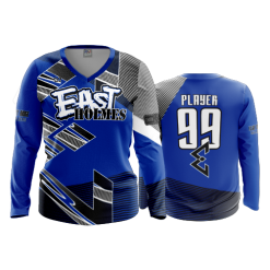 2918 FD Womens V-Neck Longsleeve EAST-HOLMES