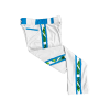 2898 CL WHITE CUSTOM BRAID MENS PANT SPIDERDRAFT-PALM-LEAF