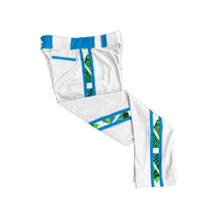 2898 CL WHITE CUSTOM BRAID MENS PANT SPIDERDRAFT-PALM-LEAF
