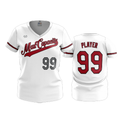 2933 FD Womens V-Neck MAX-CAPACITY-WHITE