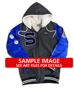 2027 CL LETTERMAN WOOL COAT