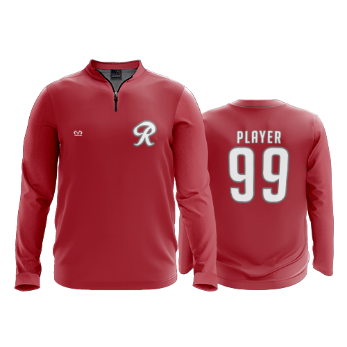 2898 FD Quarter Zip LS - Ribbed Collar - CL