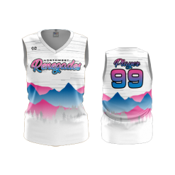 2935 FD Womens V-Neck Sleeveless NW-RENEGADES-WHITE
