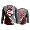 2936 FD Womens V-Neck Longsleeve CIRCLEVILLE-REDHAWKS-SPIRIT