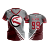 2936 FD Womens V-Neck CIRCLEVILLE-REDHAWKS-SPIRIT