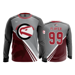 2936 FD Long Sleeve MENS CIRCLEVILLE-REDHAWKS-SPIRIT