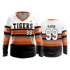 2939 FD Womens V-Neck Longsleeve WAVERLY-TIGERS