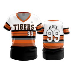 2939 FD Womens V-Neck WAVERLY-TIGERS