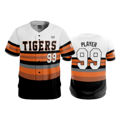 2939 FD ProTek Mens Full Button Down - CL WAVERLY-TIGERS