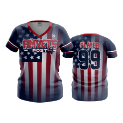 2701 FD Womens V-Neck AMVETS-POST-2