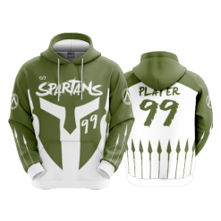 2961 FD Hoody SPARTANS-OLIVE-GREEN