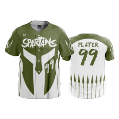 2961 FD ProTek Mens Full Button Down - CL SPARTANS-OLIVE-GREEN