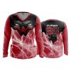 2925 FD Womens V-Neck Longsleeve WICKED-RED