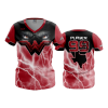 2925 FD Womens V-Neck WICKED-RED