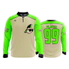 2832 FD Quarter Zip Batting Jacket LS KEWASKUM-QUARTERZIPS-FLO-FLO INK + $5