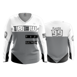 2944 FD Womens V-Neck Longsleeve IBEW