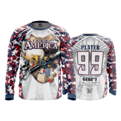 2952 FD Long Sleeve MENS TEAM-AMERICA