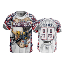 2952 FD ProTek Mens Full Button Down - CL TEAM-AMERICA
