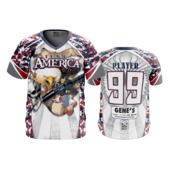 2952 FD Sport V-Neck MENS TEAM-AMERICA