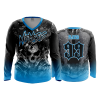 2947 FD Womens V-Neck Longsleeve NEMESIS-BRITE-BLUE