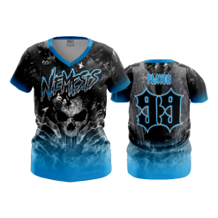 2947 FD Womens V-Neck NEMESIS-BRITE-BLUE