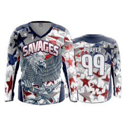 2948 FD Womens V-Neck Longsleeve SAVAGES