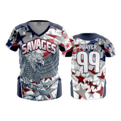 2948 FD Womens V-Neck SAVAGES
