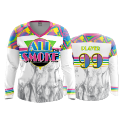 2951 FD Womens V-Neck Longsleeve ALL-THE-SMOKE